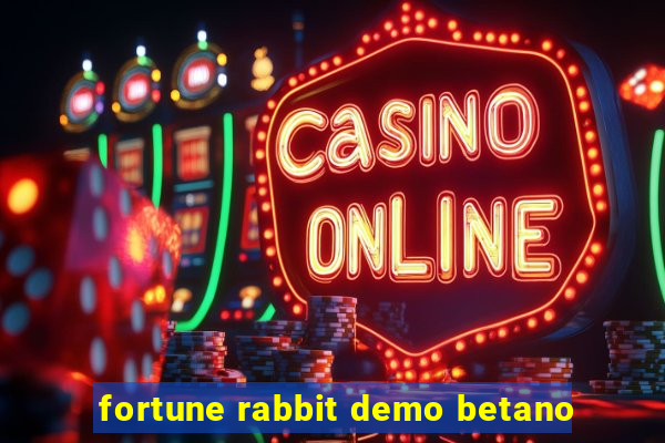 fortune rabbit demo betano